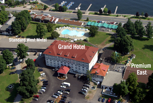 Aerial view of Hotel