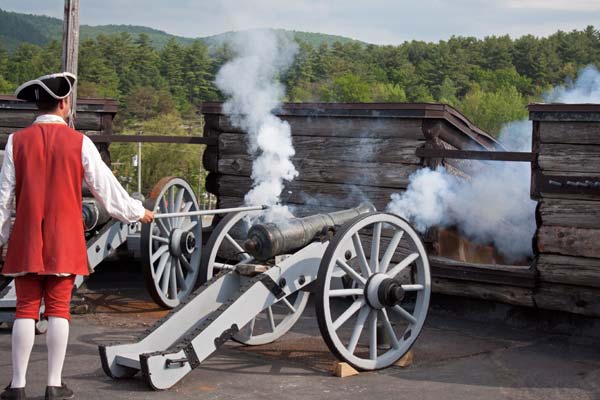 The Fort William Henry Museum and Restoration and the French and Indian War Reenactment