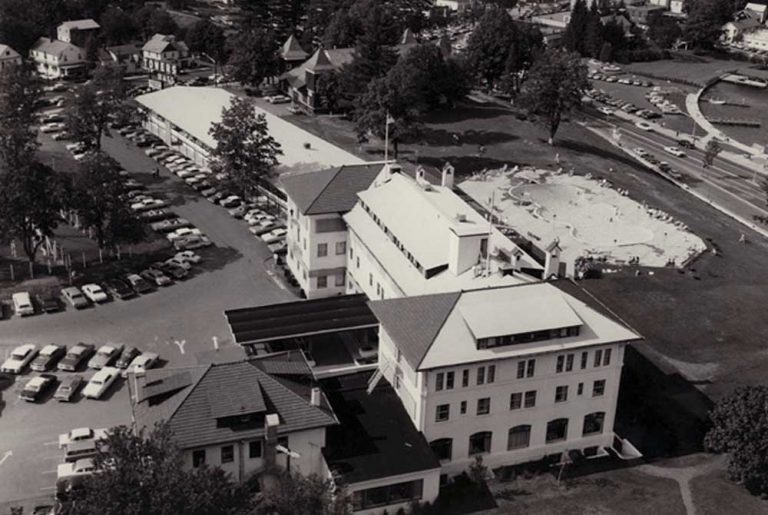 Historic Photo aerial view Fort William Henry Hotel