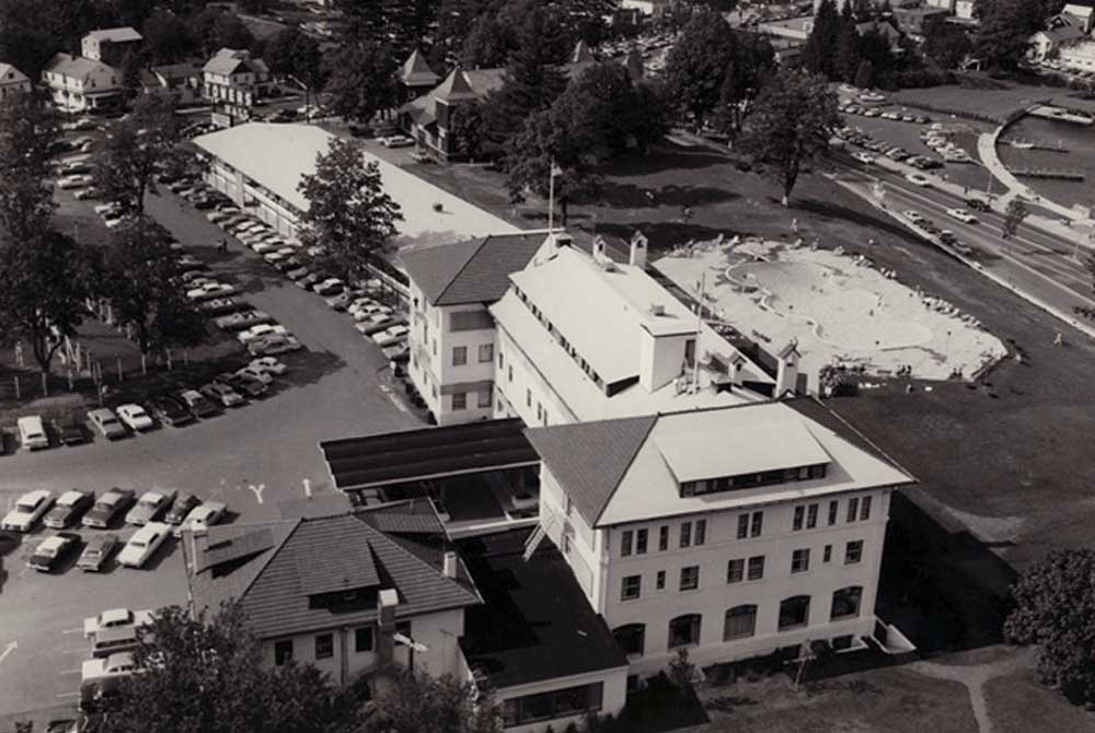 Fort William Henry Hotel Aerial Photo