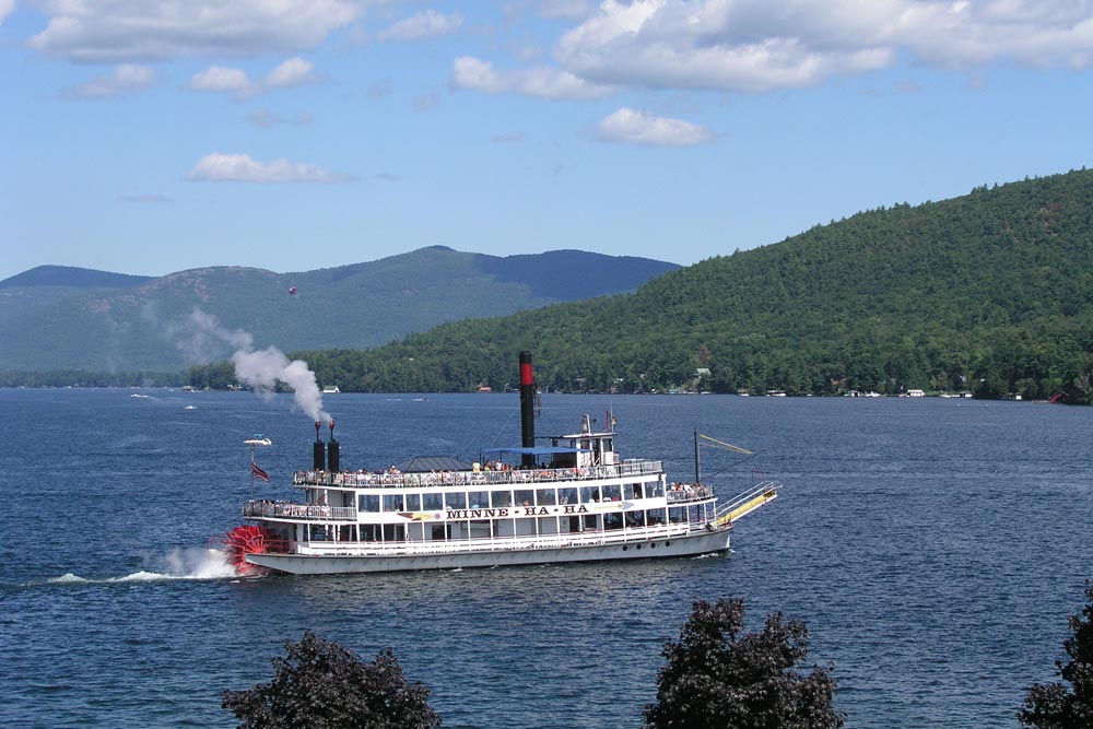 Minne-Ha-Ha steamboat on Lake George