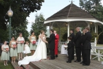 Lake George wedding ceremony