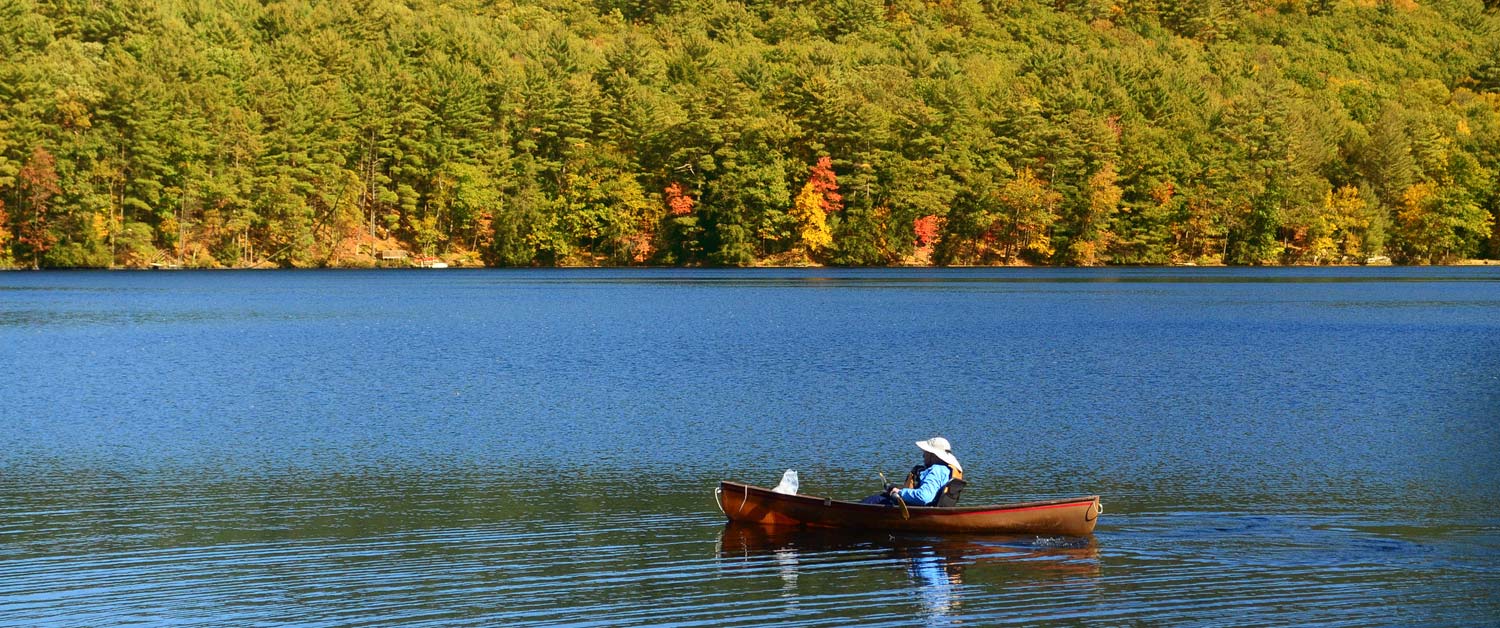 Canoeing on Lake George