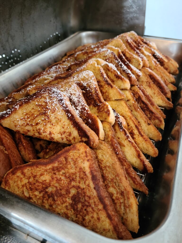 tray of french toast