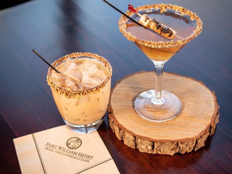 drinks on table